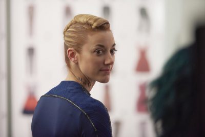 Dark Matter S2x04 I followed Zoie Palmer as The Android off the ship!