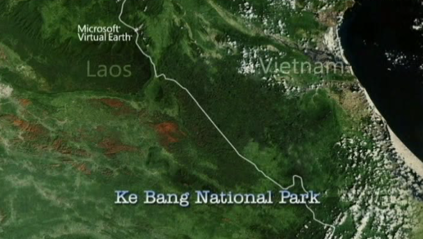 Destination Truth S5x1 Ke Bang National Park via Microsoft Virtual Earth