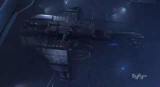 Eureka S4x20 - The ship is a bit like Destiny on SGU