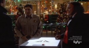 Eureka S4x21 - Andy and Vincent meet to talk Christmas