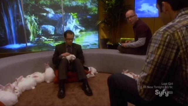 Eureka S5x04 - Fargo and the Bunnies - Bunny Therapy? Why not!