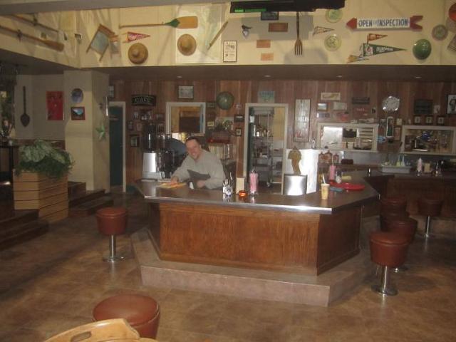 Chad Colvin Cleans Up Inside Cafe Diem Eureka