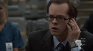 Eureka S6x01 - Fargo says he must make a phone call