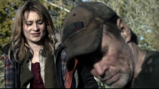 Falling Skies S2x03 - Camille Sullivan as Avery with Will Patton as Captain Weaver