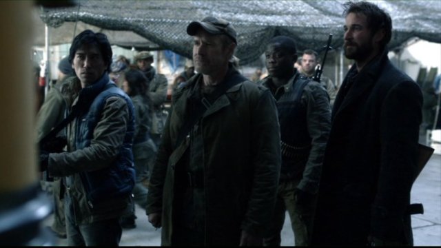Falling Skies S2x03 - Dai, Weaver, Anthony and Tom