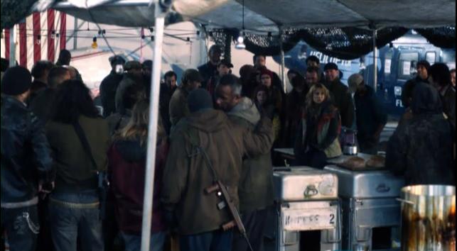 FallingSkies S2x03  Avery Churchill delivers news to the 2nd Mass