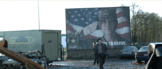 Falling Skies S2x04 - Drew Roy as Hal and Connor Jessup as Ben Proud to serve