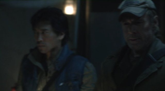 Falling Skies S2x04 - Peter Shinkoda as Dai with Will Patton as Captain Weaver