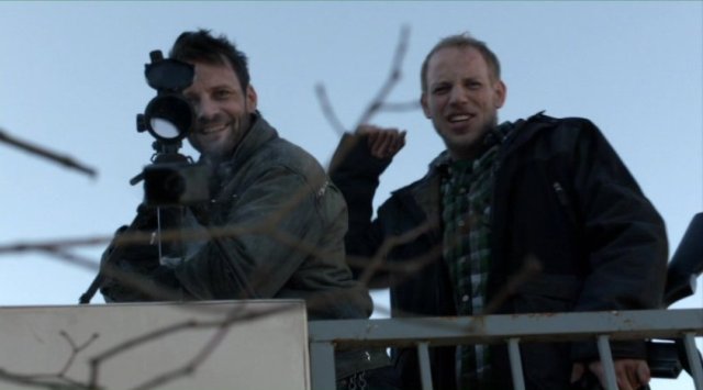 Falling Skies S2x04 - Ryan Robbins as Tector and Billy Wickman as Boon