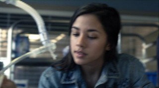 Falling Skies S2x06 - Seychelle Gabriel as Lourdes tends to the wounded