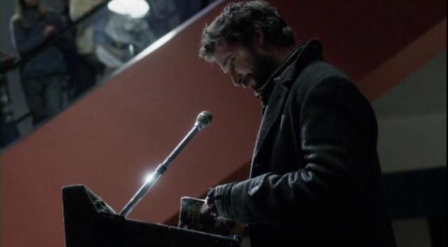 Falling Skies S2 X09 Tom quotes Manchesters book