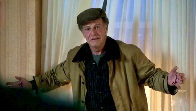 Fringe S4x04 Subject 9 - Walter tearing up the hotel room