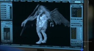 Fringe S4x16 - Peter observes the creature can fly