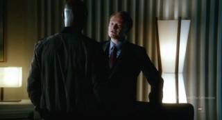 Fringe S4x18 - Alt-Broyles is blackmailed by David Robert Jones