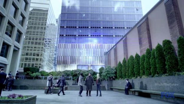 Fringe S4x19 - Anti-Matter makes Massive Dynamic building disappear