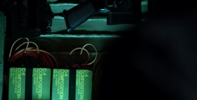 Fringe S5x05 - Etta's secret storage of weapons