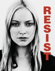 Fringe S5x08 - Resist banner poster - Georgina Haig as Etta