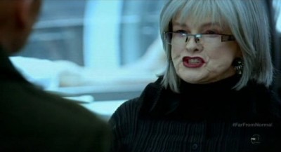 Fringe S5x10 - Nina compares The Observers to unfeeling reptiles