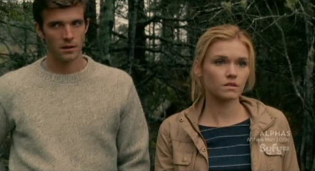 Haven S2x03 - Audrey and Nathan at the coordinates