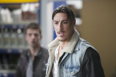 Haven S4x06 - Duke is relieved Nathan is saved "Countdown" Episode 406 -- Pictured: -- (Photo by: Michael Tompkins/Syfy)