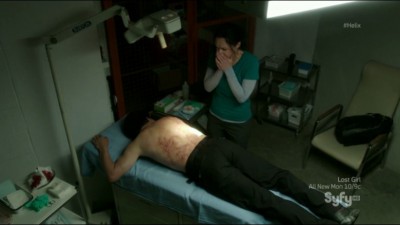 Helix S1x05 - Julia is shocked when told by Hatake Jaye was an hallucination