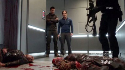 Helix S1x12 The Reaping - 4 Alan, Peter and Daniel ID remains