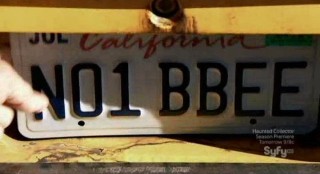 Hollywood Treasure S2x03 - Transformers BumbleBee license plate