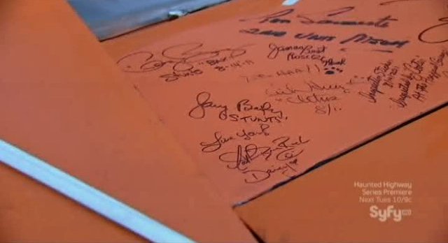 Hollywood Treasure S2x06 - General Lee cast signatures