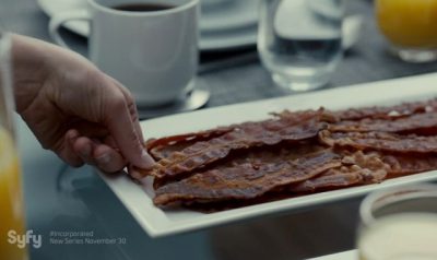 Incorporated S1x01 Ben and Laura eat bacon for breakfast