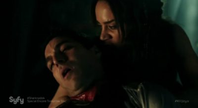 Killjoys S2x06 Dutch slits Romwell's throat