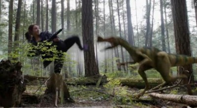 Primeval New World S1x07 Ange kicks the dino with disasterous results