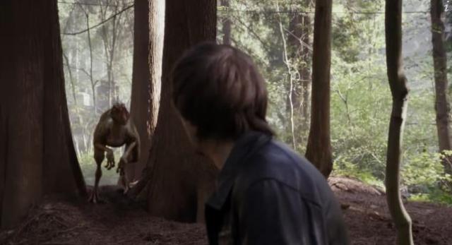 Primeval New World 01x07 photog in the woods