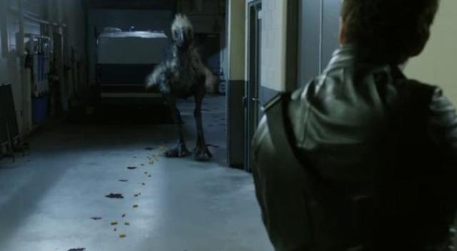 Primeval New World S1X10 Evan tranks dino for last time