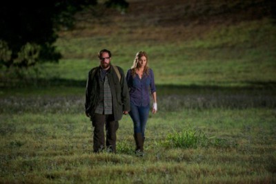 Revolution S2x05 - Rachel locates Aaron "One Riot, One Ranger" Episode 205 -- Pictured: (l-r) Zak Orth as Aaron Pittman, Elizabeth Mitchell as Rachel Matheson -- (Photo by: Felicia Graham/NBC)