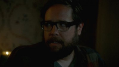 Revolution S2x02 - Aaron begins to sob to Rachel after his resurrection