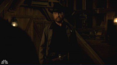 Revolution S2x05 - Texas Ranger Fry arrives for the meeting with Miles