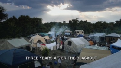 Revolution S2x06 - A refugee campo three years after the blackout