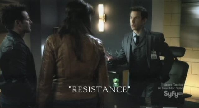 Sanctuary S4x05 - Resistance title slide