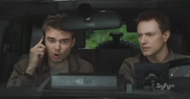 Sanctuary S4x10 - Will and declan on the road