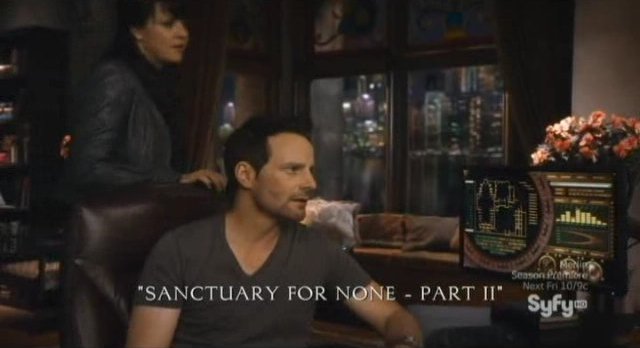 Sanctuary S4x13 - For None title slide