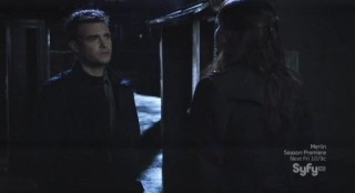 Sanctuary S4x13 - Will with Magus in the old city