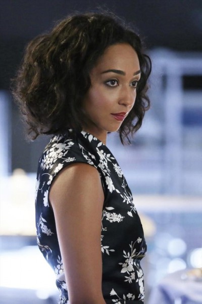 Agents of SHIELD S1x05 - Raina portrayed by Ruth Negga - MARVEL'S AGENTS OF S.H.I.E.L.D. - "Girl In The Flower Dress"- An elusive girl in a flower dress may hold the key to the mystery that brings Coulson and team to Asia to rescue a young man with an unusual and dangerous power. Meanwhile, Skye has a secret that jeopardizes her relationship with the team right when they need her most, on "Marvel's Agents of S.H.I.E.L.D.," TUESDAY, OCTOBER 22 (8:00-9:01 p.m., ET) on the ABC Television Network. (ABC/Justin Lubin)RUTH NEGGA