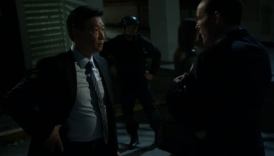 Agents of SHIELD S1x05 - Agent Kwan and Agent Coulson prepare to rescue Chan