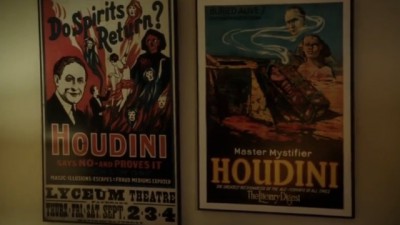 Agents of SHIELD S1x05 - Chan has Houdini posters on his wall