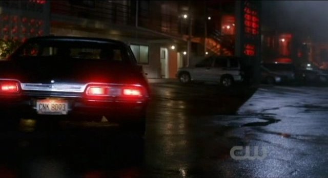 Supernatural S7x05 - License plate is not zoomed