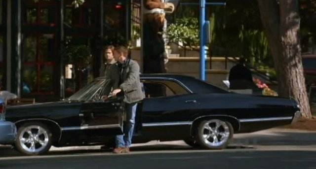 Supernatural S7x06  - The black Impala with mean rims