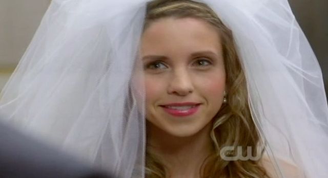 Supernatural S7x08 - Becky Rosen is the bride.