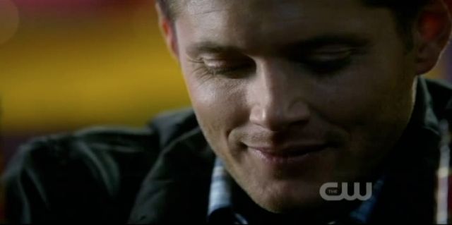 Supernatural S7x08 - Dean looking sad.