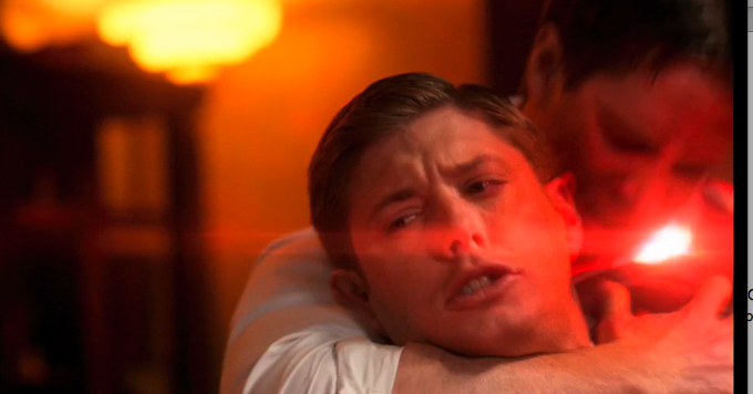 Supernatural S7x12 - Dean and Red Time Travel Light