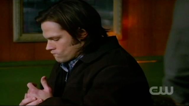 Supernatural S7x15 - Sam presses his Lucifer Be Gone button but nothing happens